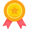 HAHA777 Casino List of Winners Medal Icon