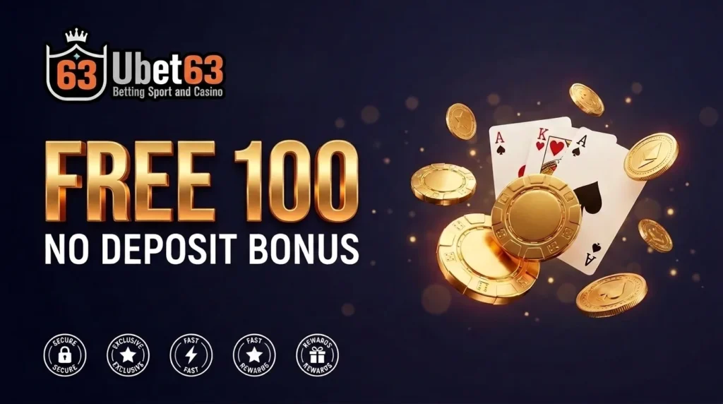 UBET63 free 100 no deposit bonus for Philippine players